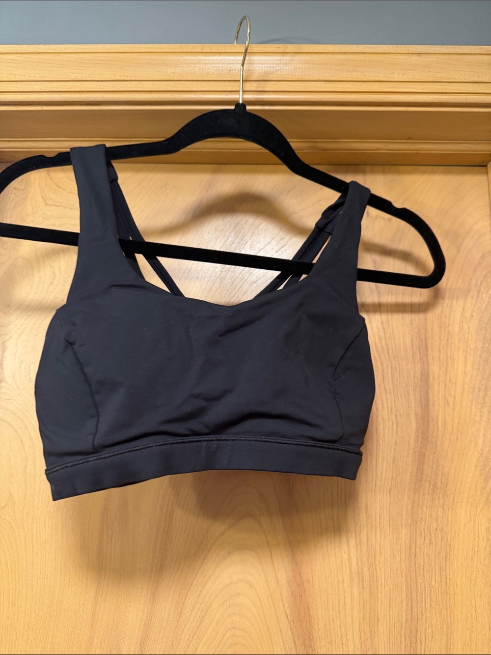 lululemon athletica Black Strappy Sports Bra